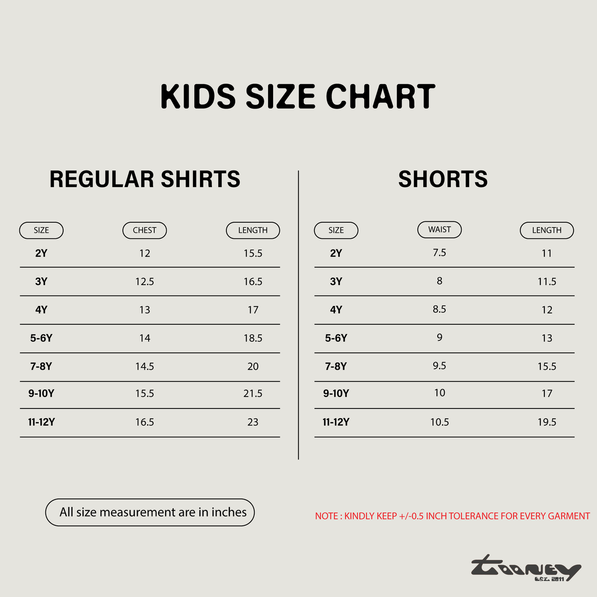 Size Guide