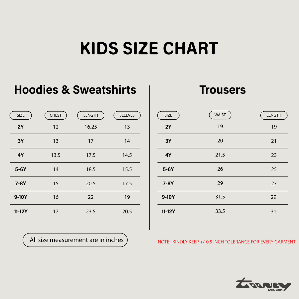Size Guide