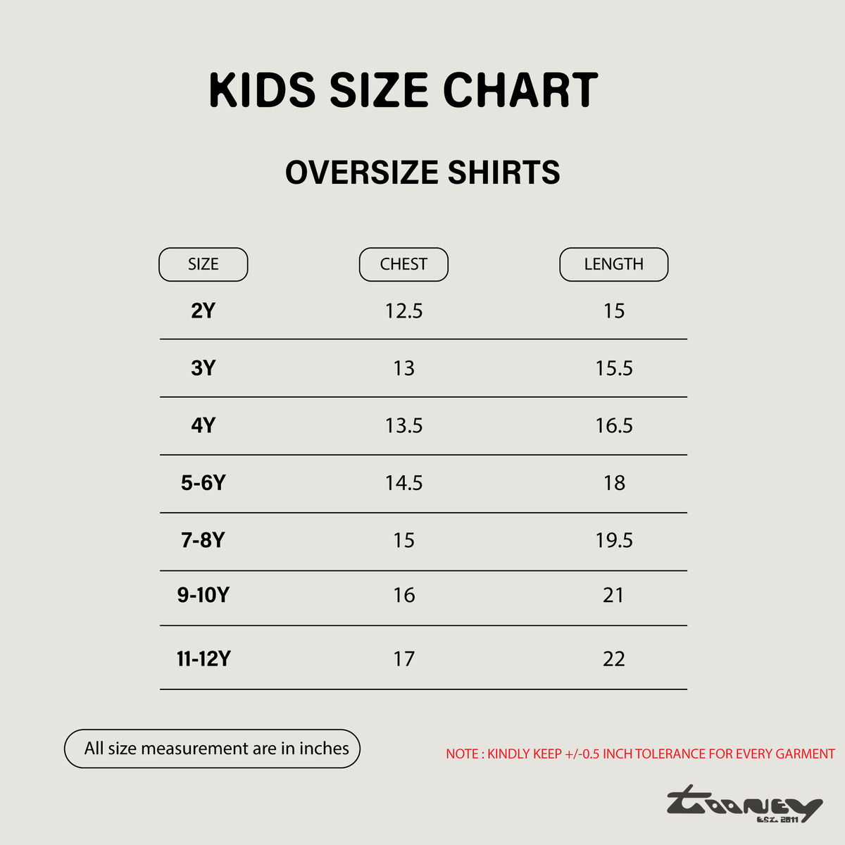 Size Guide